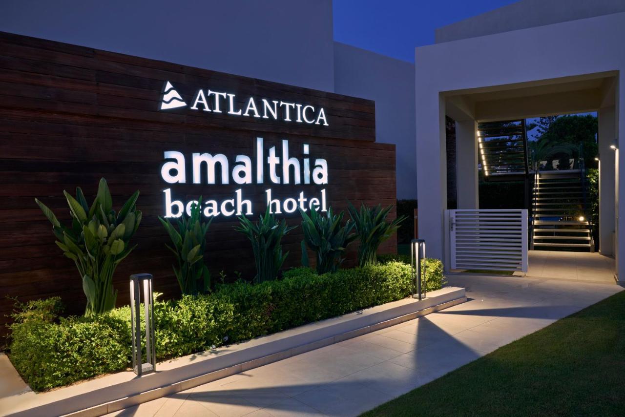 Atlantica Amalthia Beach Hotel - Adults Only Agia Marina  Exterior photo