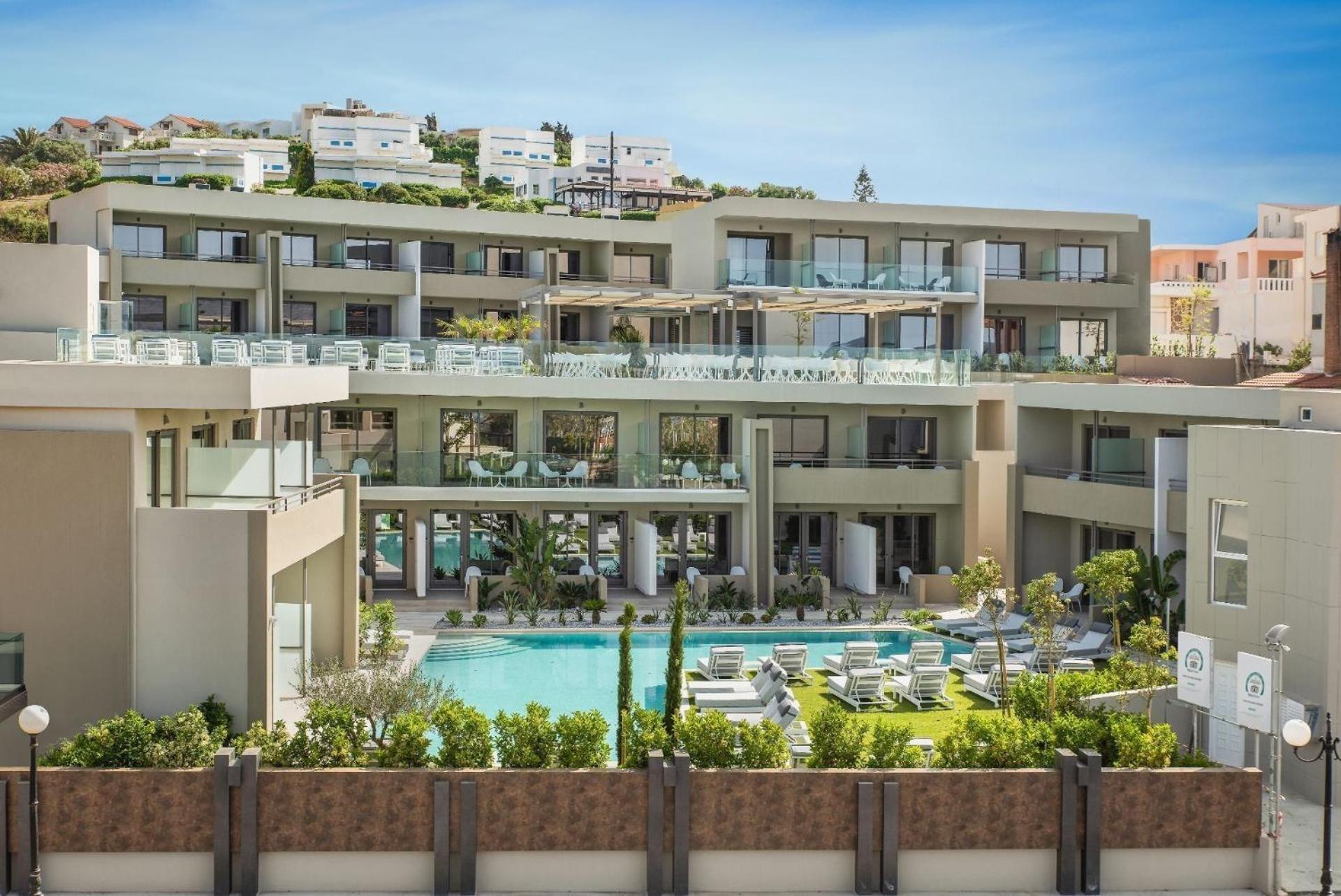 Atlantica Amalthia Beach Hotel - Adults Only Agia Marina  Exterior photo